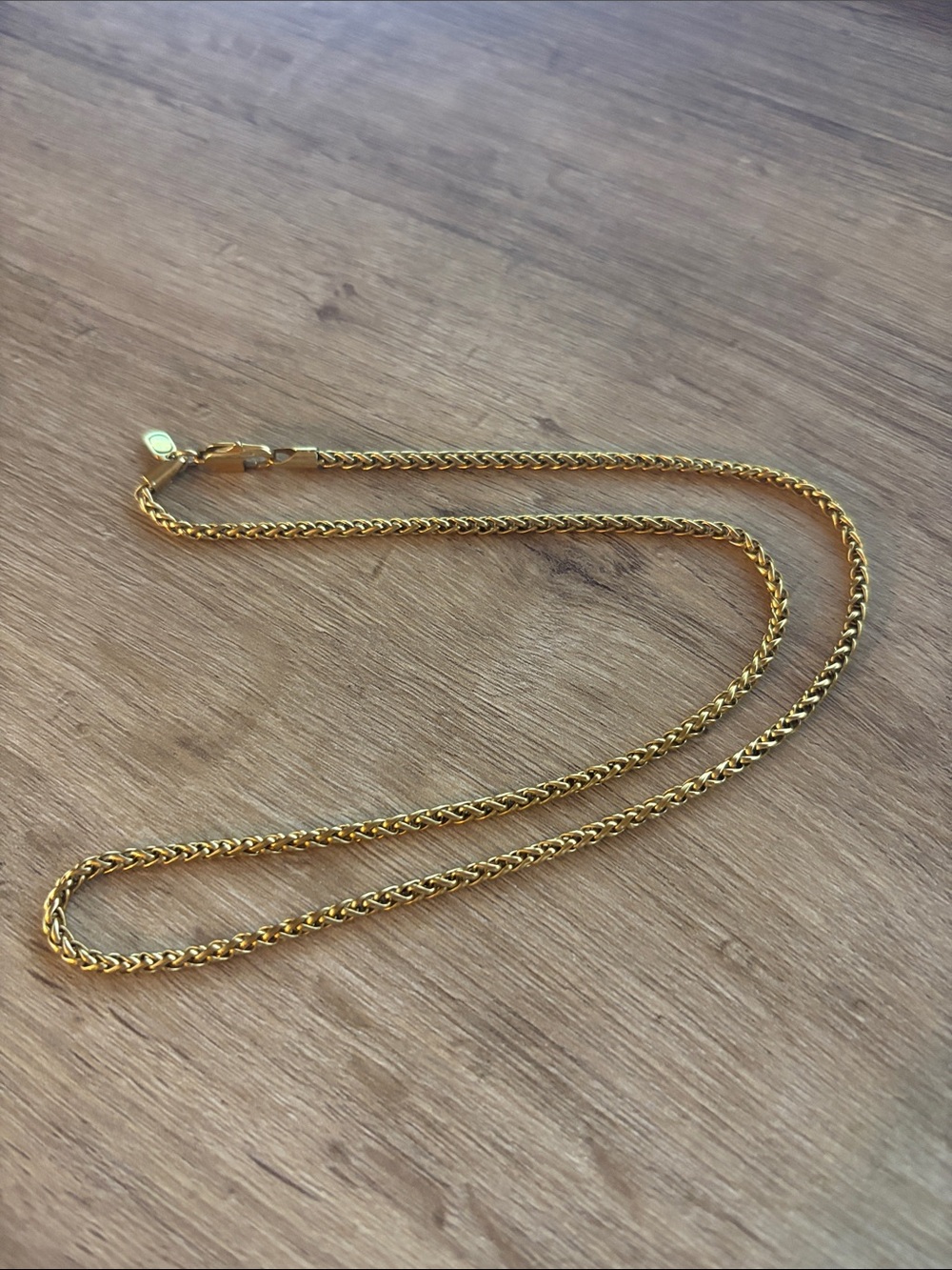 Men’s wheat chain 3mm 22 inches